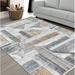 HR Area Rug Marble Rug Monochromatic Design Floor Mat Thin Soft Rug Abstract Carpet Foldable Accent Rug Living Room Random Scratch line Pattern Rugs Gold Yellow Gray and Multi 94 x 13