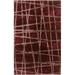 Mark&Day Area Rugs 8x11 Birchwood Modern Wine Raisin Area Rug (8 x 11 )