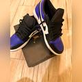 Nike Shoes | Air Jordan 1 Low Royal Toe Size: Men's / Us 10 / | Color: Black/Blue | Size: 10