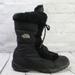 The North Face Shoes | *The North Face Black Leather Waterproof Insulated Winter Boot Size 10 Inches | Color: Black | Size: 10 Inches