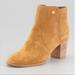 Tory Burch Shoes | Excellent Condition Tory Burch Sabe Ankle Booties In Caramel Suede Size 7.5 | Color: Brown/Tan | Size: 7.5