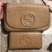 Gucci Bags | Gucci Soho Handbag Crossbody Beige With Chain & Soho Wallet ( Yes Both!) | Color: Cream | Size: Os