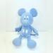 Disney Toys | Mickey Mouse Plush Disney Uniqlo Baby Blue Fleece 10” Mickey Plush | Color: Blue | Size: Osbb