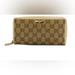 Gucci Bags | Authentic Gucci Gg Monogram Zip Around Wallet | Color: Brown/White | Size: Os