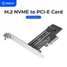 ORICO-Carte petclé PCI-E PCI Express 3.0 Gen3 Tage vers M.2 M clé SSD M2 PCI Express 3.0x4