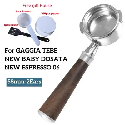Porte-filtre sans fond pour machine à café GAGGIA porte-filtre nouveau bébé DOSATA ESPRESbuc06
