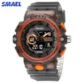 SMAEL – montre-bracelet de Sport pour hommes mode militaire à Quartz double affichage horloge