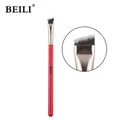 BEILI – pinceaux de maquillage professionnels rouges 1 pièce pour fond de teint sourcils