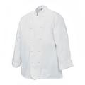 Chef Revival J050-L Poly Cotton Chef Jacket, Cloth Knot, Large, White