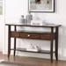 Red Barrel Studio® Ensio 44" Console Table Wood in Brown | 30 H x 44 W x 17 D in | Wayfair 07B239789E7849F2BC632BD4E511481C