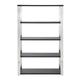 Joss & Main Kenyon 40-Inch Shelf/Shelving Unit Shelves Wood/Steel in Gray/Black | 60.83 H x 40 W x 13.63 D in | Wayfair