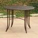 Mandalay Iron 39-inch Patio Dining Table