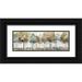 Nan 14x7 Black Ornate Wood Framed with Double Matting Museum Art Print Titled - Soft Spring Panoramic