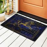 ZICANCN Constellation Lion Star Sign Area Rugs Doormat Facecloth Non-Slip Floor Mat Rug for Living Room Kitchen Sink Area Indoor Outdoor Entrance 72 x48