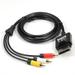 YiLBX 1.8m/5.9ft Audio Video AV RCA Composite Video Cable For Xbox 360 Slim 360 / Xbox 360