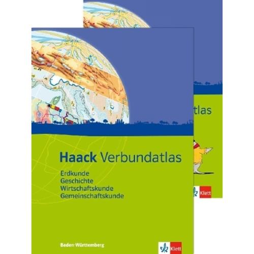 Haack Verbundatlas / Haack Verbundatlas Erdkunde, Geschichte, Wirtschaftskunde, Gemeinschaftskunde. Ausgabe Baden-Württemberg, Gebunden