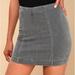 Free People Skirts | Grey Free People Denim Mini Skirt | Color: Gray | Size: 0