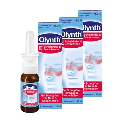 3x Olynth 0,1% für Erwachsene Nasendosierspray 3x15 ml Image