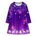 QIPOPIQ Girls Clothes Clearance Toddler Baby Kids Girls Christmas Dress Party Princess Dress Print Clothes