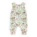 Lieserram Baby Girls Summer Casual Jumpsuits 3 6 9 12 18 Months Bodysuit Sleeveless Rabbit Print Floral Rompers