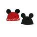 Pre-owned Disney Unisex Red | White | Black Hat size: 0-3 Months