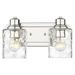 Acclaim Lighting - Lumley - 2-Light Bath Vanity With Clear Optic Glass In Glam