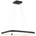 Access Lighting 50946LEDD-MBL-ACR Ravello Dual Voltage LED Pendant Ceiling Light Matte Black