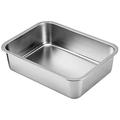 Liummrcy, Stainless Steel Litter Box For Cat And Rabbit Odor Control Non Stick Smooth Surface Easy To Clean Never Bend Rust Proof Stainless Steel Litter Box Extra Large For Cats