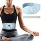 Hiviss EMS Muscle Stimulator Abs Trainer, Abdominal Muscle Trainer, ABS Toning Belt Workout Equipment with 6 Modes & 15 Intensities, USB Charging, Fits 62-124cm Waist
