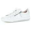 Keilsneaker GABOR "FLORENZ", Damen, Gr. 38, weiß, Kalbsleder, sportlich, Schuhe Sneaker, weich gepolstertem Schaftrand, Freizeitschuh, Halbschuh, Schnürschuh, Topseller