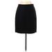 J. by J.Crew Casual Skirt: Black Print Bottoms - Women's Size 10