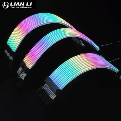 Lian Li stramer Plus – câble d'extension ATX 24Pin RGB PSU Dual/Triple 8pin câble d'alimentation