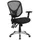 Flash Furniture Sam Mid-Back Swivel Ergonomic Office Chair, Black