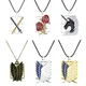 Collier Anime Shingeki No Kyojin Attaque des Titans Ailes des Pages Bijoux Cosplay Collares