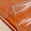 Nappe Transparente Rectangulaire en Verre Souple en PVC,Protection de Table de 1.5mm,Nappe