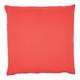 Rideaudiscount - Housse de Coussin 100% Coton 60 x 60 cm Uni Rouge Corail - Rouge