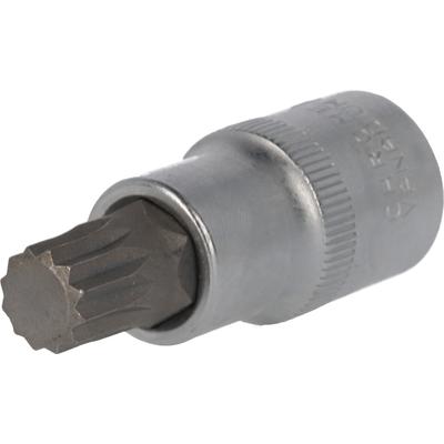 Brilliant Tools 1/2' Vielzahn-Bit-Stecknuss, 55 mm lang, M12 Bit-Schraubendreher,Steckschlüsseleinsatz BT022935 Image