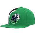 Men's Mitchell & Ness Green Dallas Mavericks Hardwood Classics Retroline Snapback Hat