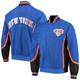 "New York Knicks pour homme Blue Mitchell & Ness Hardwood Classics 75th Anniversary Warmup Full-Snap Jacket - Homme Taille: M"