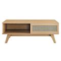 Soma Coffee Table by Modway Wood in Brown | 16 H x 43 W x 21.5 D in | Wayfair EEI-6041-WAL