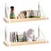 Latitude Run® Harji 2 Piece Floating Shelf Wood in Brown | 6.7 H x 16.5 W x 5.9 D in | Wayfair C74B53F856CB48EC965FEF0F60C583CC