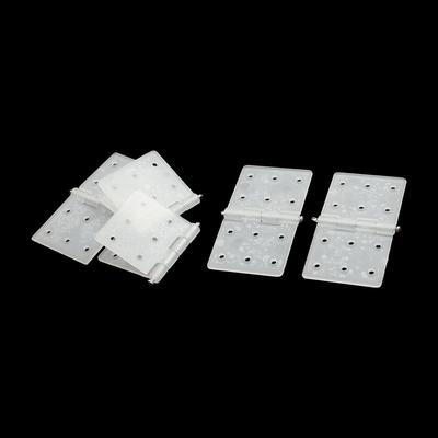 5PCS Folding White Nylon Pinned Hinges Parts 20 x 36mm for RC Plane