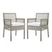 Havenside Home Golovin Dining Armchair Patio Wicker Rattan Set of 2