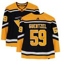 Jake Guentzel Pittsburgh Penguins Autographed adidas 2022-23 Reverse Retro Authentic Jersey