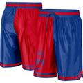 Men's Nike Royal/Red Philadelphia 76ers Courtside Versus Force Split DNA Performance Shorts