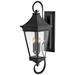 Hinkley - Outdoor Chapel Hill Extra Large Wall Mount Lantern- Museum Black