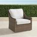 Ashby Lounge Chair with Cushions in Putty Finish - Alejandra Floral Cobalt, Standard - Frontgate
