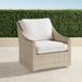 Ashby Lounge Chair with Cushions in Shell Finish - Paloma Medallion Indigo, Standard - Frontgate