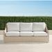 Ashby Sofa with Cushions in Shell Finish - Frida Leaf Indigo - Frontgate