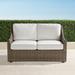 Ashby Loveseat with Cushions in Putty Finish - Snow with Logic Bone Piping, Standard - Frontgate